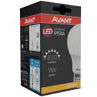 Kit 10 Lâmpadas Led Pêra 9w Bivolt Amarelo 3000k
