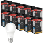 Kit 10 Lâmpadas Led Pêra 9w Bivolt Amarelo 3000k