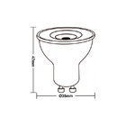 Kit 10 Lâmpadas Led Taschibra Tdl 20 Mini Dicroica Mr11 3,5w