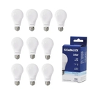 Kit 10 Lâmpadas Painel Solar Led Led 10w 12v 6.500k E27 – Al1