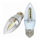 Kit 10 Lâmpadas Vela Lisa 4w E27 Branco Quente (3000k)