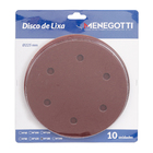 Kit 10 Lixas MLP 750 LED/710H 180 Grãos 225mm Menegotti