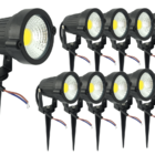 Kit 10 Luminaria Espeto Bivolt Alto Brilho Lançamento 7w  Bra