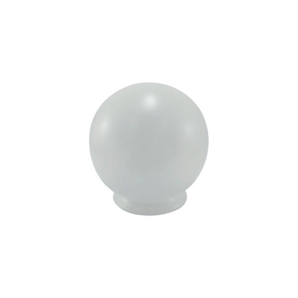 Kit 10 Luminária Plástico Branca Tipo Bola/globo - Luconi