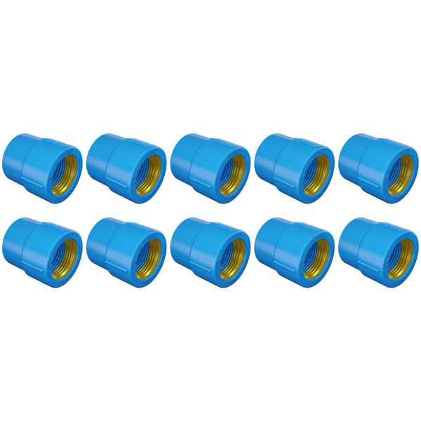 Kit 10 Luvas Sold Bch Latão 25x3/4 Fortlev