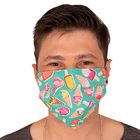 Kit 10 Máscaras De Proteção Estampadas Reutilizáveis 100% Alg