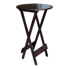 Kit 10 Mesas De Madeira Bistrô Dobravel Ideal Para Bar E Rest