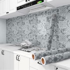 Kit 10 Metros De Papel De Parede Adesivo Azulejo Moderno Cinz