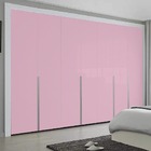 Kit 10 Metros De Papel De Parede Lavavel Alto Brilho Rosa Uni