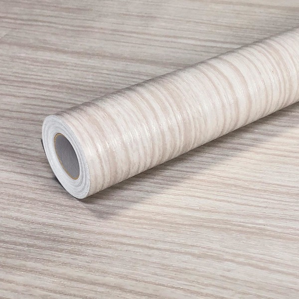 Kit 10 Metros De Papel De Parede Lavavel Madeira Freijó Branca