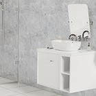 Kit 10 Metros De Papel De Parede Lavavel Marmore Cinza Oceano