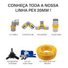 Kit 10 Metros Tubo Pex Multicamadas 20mm Cotovelos Crimpados