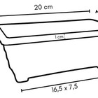 Kit 10 Mini Jardineiras Para Plantas 20x8 Floreira Terracota