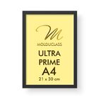 Kit 10 Molduras A4 Pretas Brancas Vidro Antirreflexo Quadro