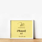 Kit 10 Molduras A5 Branca Para Quadro Foto Acetato Iframe