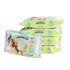 Kit 10 Pacotes Toalhas Umedecidas Mamito Baby Rn 70fl Vegano