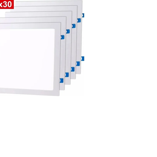 Kit 10 Painel Plafon Embutir Quadrado 25w 24w Luminária Led 6