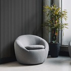 Kit 10 Painel Ripado Prime Madeira Pvc Cinza Fosco 2,9mx16cm