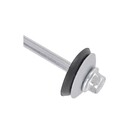 Kit 10 Parafuso Para Telha Com Arruelas 5/16''x85 Mm