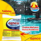 Kit 10 Pastilha Genco Genclor T 200g Para Piscina Genco