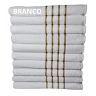 Kit 10 Pçs Toalha De Banho Dubai 70x130cm 100% Algodão 330g/m