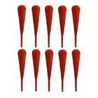 Kit 10 Peças Espátula Mineira Patê De Pau Madeira 16 Cm