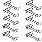 Kit 10 Peças Suporte Para Taças Suspenso Preto Fosco Porta Ta