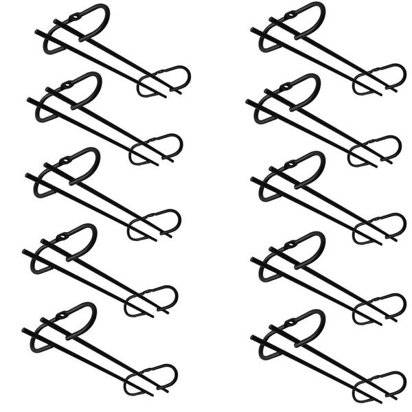 Kit 10 Peças Suporte Para Taças Suspenso Preto Fosco Porta Ta