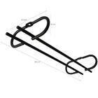 Kit 10 Peças Suporte Para Taças Suspenso Preto Fosco Porta Ta