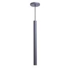 Kit 10 Pendente Luminária Tubo Cinza 50 Cm