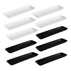 Kit 10 Petisqueiras Prato Porta Petisco Retangulares Grande P