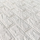 Kit 10 Placa Painel 3d Tijolo Branco Auto Adesivo 70 X 77 Cm