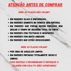 Kit 10 Placas Adesiva Auto Colante Parede 30x60 Preto Marmor