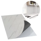 Kit 10 Placas Autocolante Revestimento Mármore Branco Brilhos