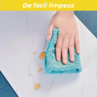 Kit 10 Placas Autocolante Revestimento Mármore Branco Fosco P