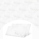 Kit 10 Placas Autocolante Revestimento Mármore Branco Fosco P