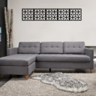 Kit 10 Placas Painel De Mdf Elemento Vazado Cobogó Cru