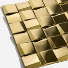 Kit 10 Placas - Pastilhas De Inox Frenesi Gold