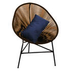 Kit 10 Poltrona Cadeira Suede Azul Marinho