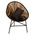 Kit 10 Poltrona Cadeira Suede Marrom