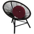 Kit 10 Poltrona Cadeira Suede Marsala Bordô