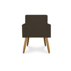 Kit 10 Poltronas Decorativa Cadeira Escritório Courino Courin