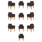 Kit 10 Poltronas Decorativa Reforçada Oferta - Balaqui Decor