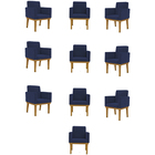Kit 10 Poltronas Decorativa Reforçada Oferta - Balaqui Decor