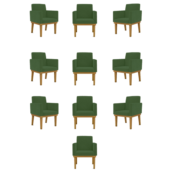 Kit 10 Poltronas Decorativa Reforçada Oferta - Balaqui Decor
