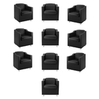 Kit 10 Poltronas Tilla Para Salão De Beleza – Balaqui Decor C