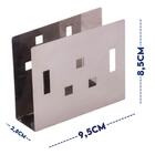 Kit 10 Porta Guardanapos Inox De Mesa Utily Domama Restaurant