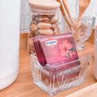 Kit 10 Porta Sachês De Vidro Dublin Lyor 8x5,5cm Chá Açucar C