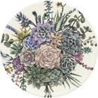 Kit 10 Pratos Rasos Unni Bothanica Oxford® Cerâmica 26 Cm