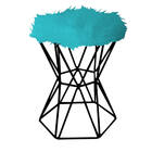 Kit 10 Puff Banqueta Louis Aramado Hexágono Para Penteadeira